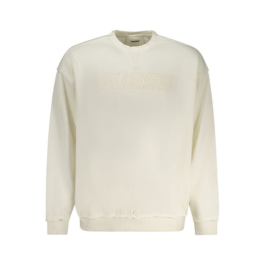 Guess Jeans White Cotton Sweater GU-35114-XS