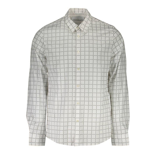 Calvin Klein White Cotton Shirt CA-4210-S
