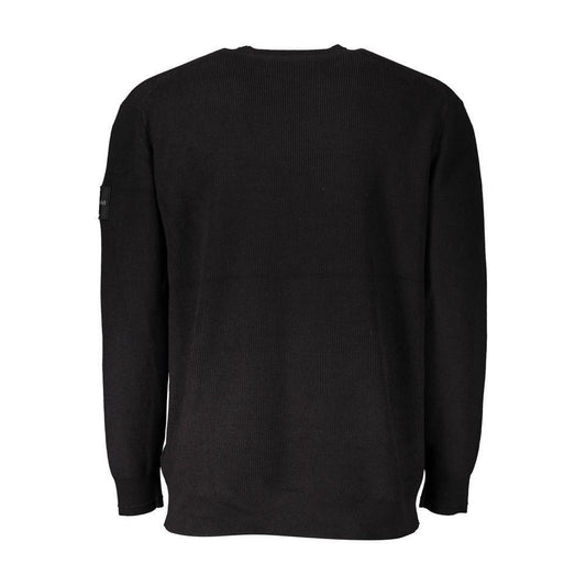 Calvin Klein Black Cotton Sweater CA-18030-XL