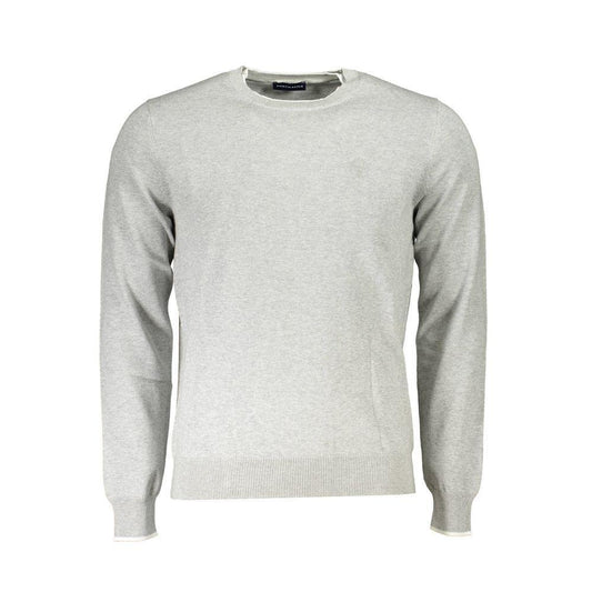 North Sails Gray Cotton Sweater NO-20260-XL