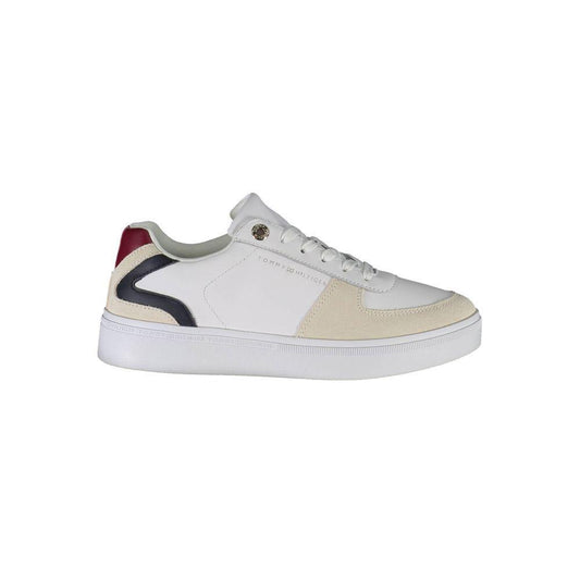Tommy Hilfiger White Polyester Sneaker TO-20365-EU36/US6