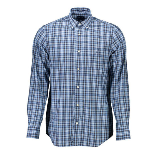 Gant Blue Cotton Shirt GA-9098-M