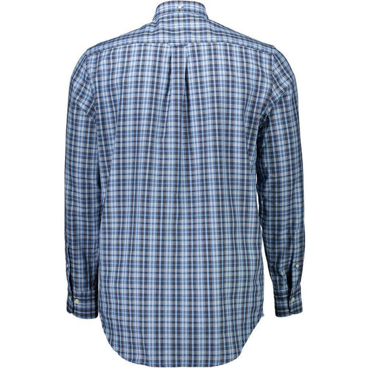 Gant Blue Cotton Shirt GA-9098-M