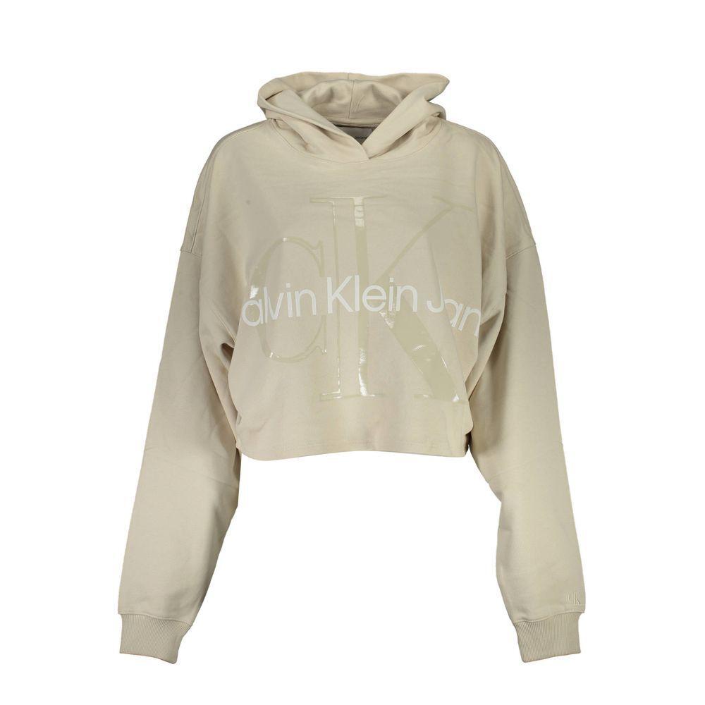 Calvin Klein Beige Cotton Sweater CA-16745-L