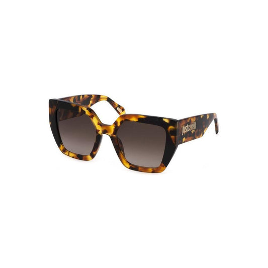 Just Cavalli Brown Plastic Sunglasses JU-21432