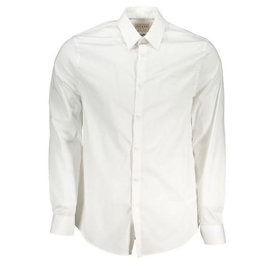 Guess Jeans White Cotton Shirt GU-27965-M