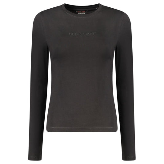 Guess Jeans Black Cotton Tops & T-Shirt GU-35213-M