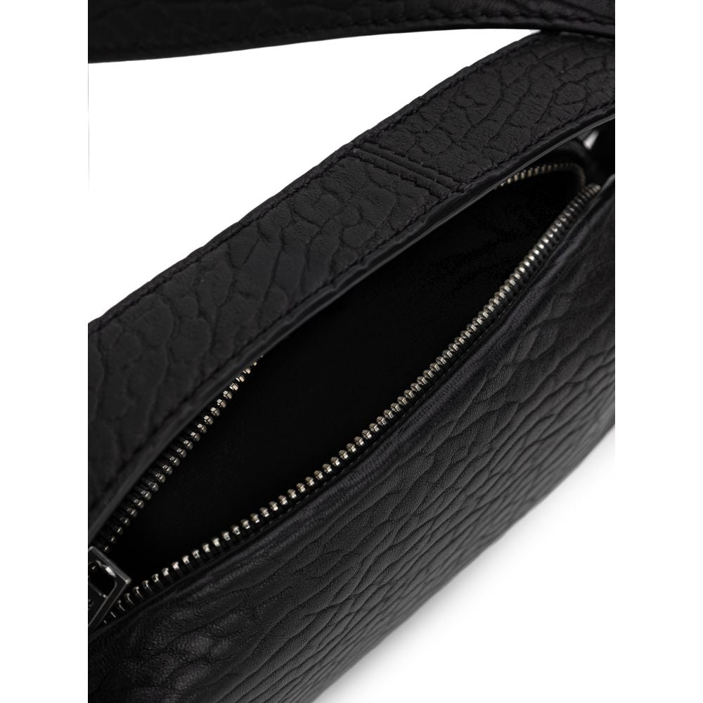 Front view with bag zipped and handles upright.