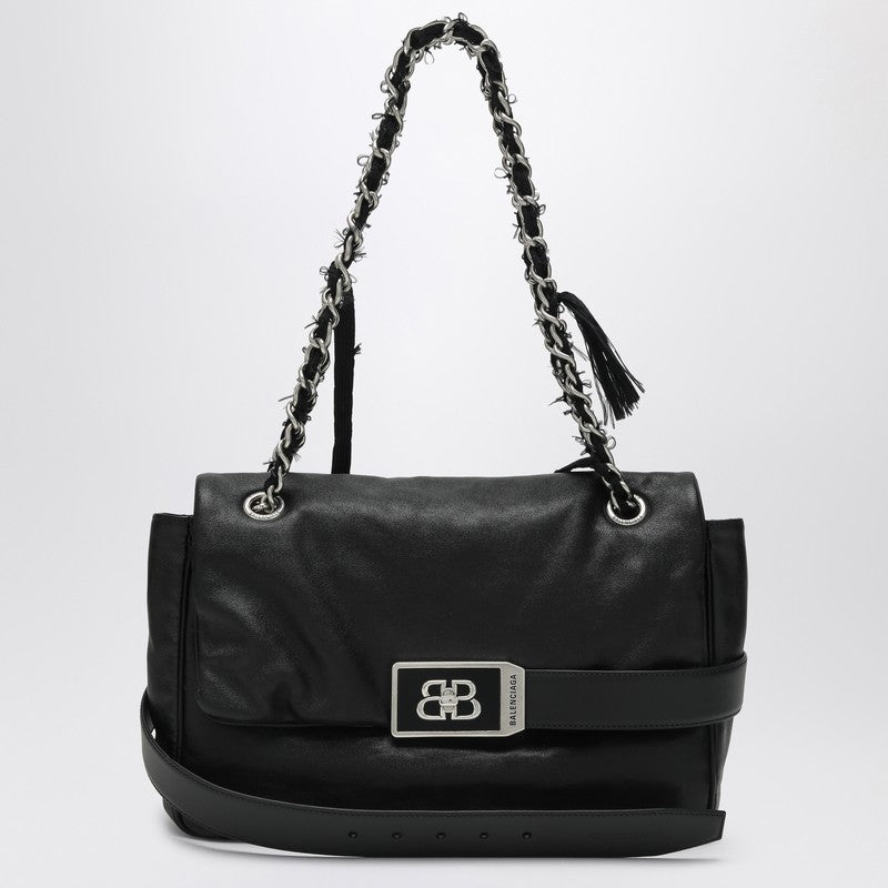 Balenciaga Medium black leather shoulder bag Modu 8117812ABIV/Q_BALEN-1060_100
