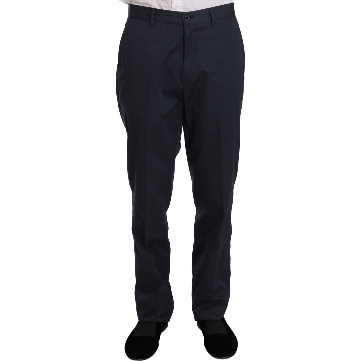 Romeo Gigli Two Piece 3 Button Cotton Blue Solid Suit1728,35% Polyester,67345645728,Blue,Clothing,IT50 | L,Material: 65% Cotton,Men,Men - Clothing,New with tags,Romeo Gigli,Suits & Blazers - Clothing,Suits - Men - Clothing,Two-Piece Suits - Suits & Blazer