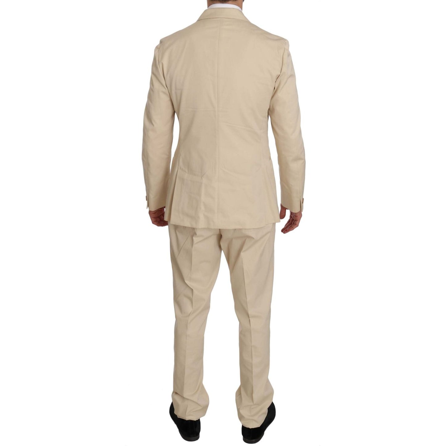 Romeo Gigli Two Piece 3 Button Beige Cotton Solid Suit1728,35% Cotton,67345645728,Beige,Clothing,IT46 | S,Material: 65% Polyester,Men,Men - Clothing,New with tags,Romeo Gigli,Suits & Blazers - Clothing,Suits - Men - Clothing,Two-Piece Suits - Suits & Blaz
