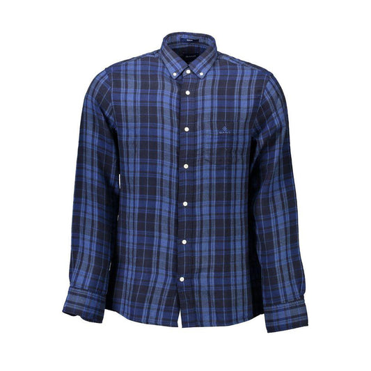 Gant Blue Cotton Shirt GA-9103-S