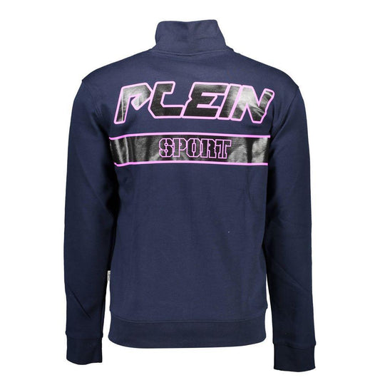 Plein Sport Blue Cotton Sweater PL-10021-M