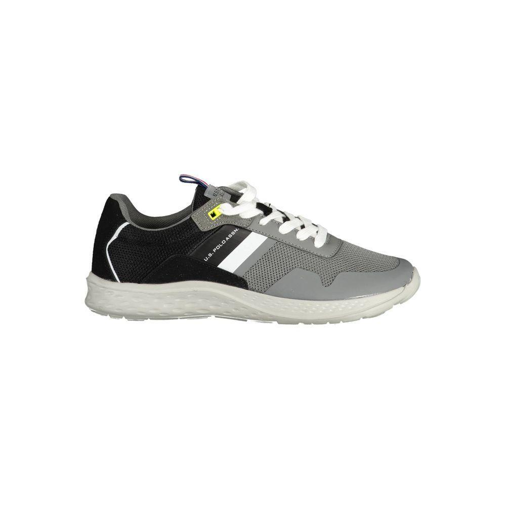 U.S. POLO ASSN. Gray Polyester Sneaker