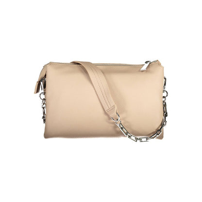 BYBLOS Beige Polyurethane Women Handbag 1728,67403481248,Bags,Beige,BYBLOS,New with tags,Shoulder Bags - Bags,Women