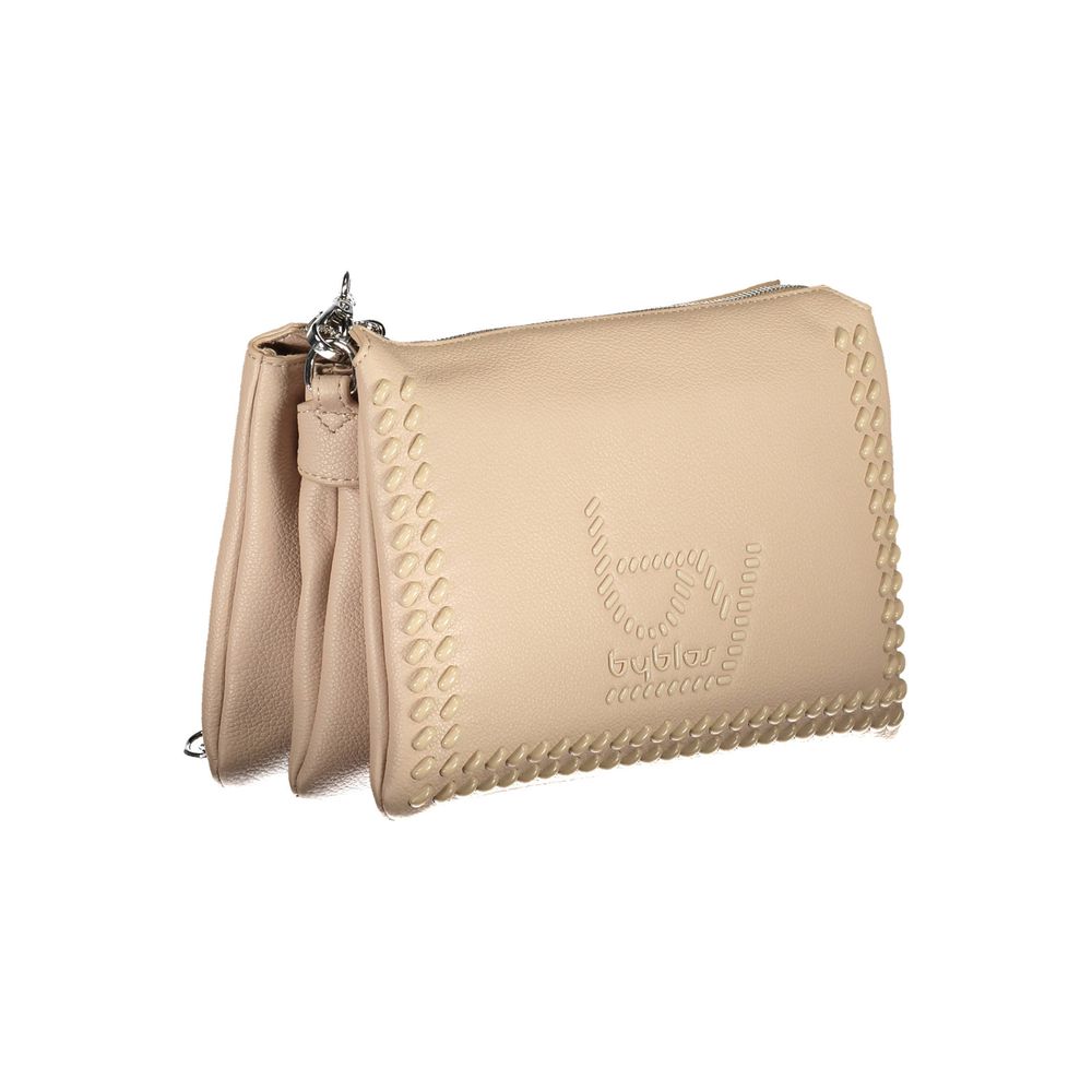 BYBLOS Beige Polyurethane Women Handbag 1728,67403481248,Bags,Beige,BYBLOS,New with tags,Shoulder Bags - Bags,Women