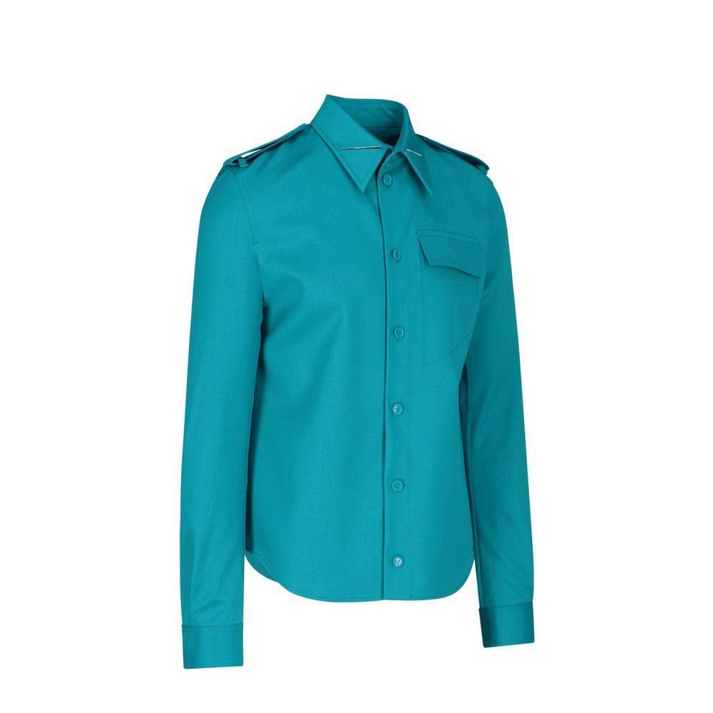 Bottega Veneta Grain De Poudre Wool Shirt BO-8735261098196-IT50 | L