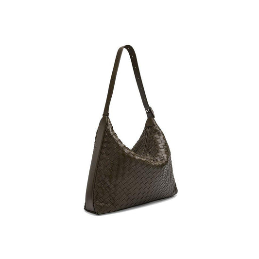 Bottega Veneta Traveller Medium Intrecciato Leather Hobo Bag BO-8849741152468