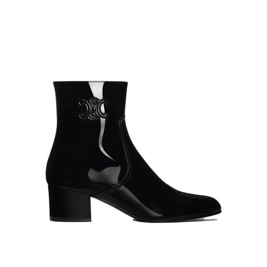 Celine Triomphe Zipped Leather Boots CE-8852318355668-EU41/US11