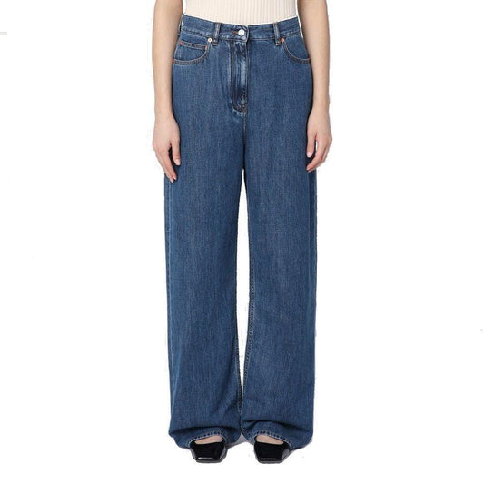Valentino Wide Leg Denim Jeans VA-8811385061588-W27