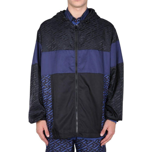 Versace Hooded Windbreaker Jacket VE-8736628408532-48 | M