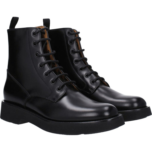 Church's Black Leather Ankle Boots CH-8547431678217-EU37/US7