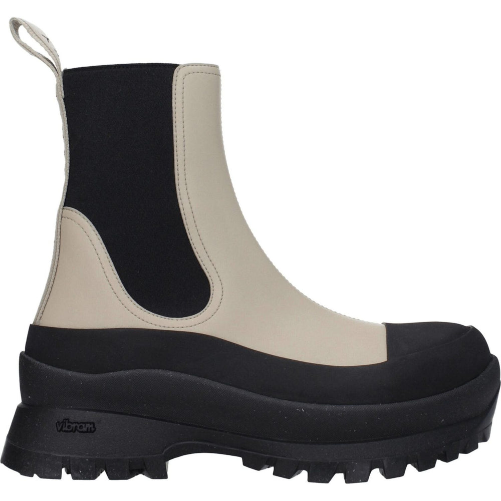 Stella McCartney Black Leather Ankle Boots ST-8547463758089-EU37/US7