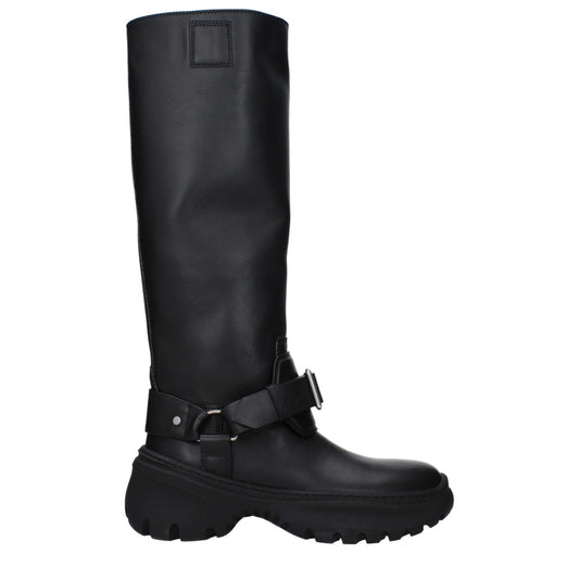 Burberry Black Leather Boots 1728,75667636384,Black,Boots - Shoes,Burberry,EU36/US6,EU37/US7,EU39.5/US9.5,EU39/US9,New with tags,Shoes,Women