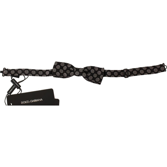Dolce & Gabbana Brown Silk Polka Dot Jacquard Men Bow Tie Papillon1728,67345645728,Accessories,Bowties - Ties and Formal Accessories - Accessories,Brown,Dolce & Gabbana,Material: 100% Silk,Men,Men - Accessories,New with tags,Ties & Bowties - Men - Accesso