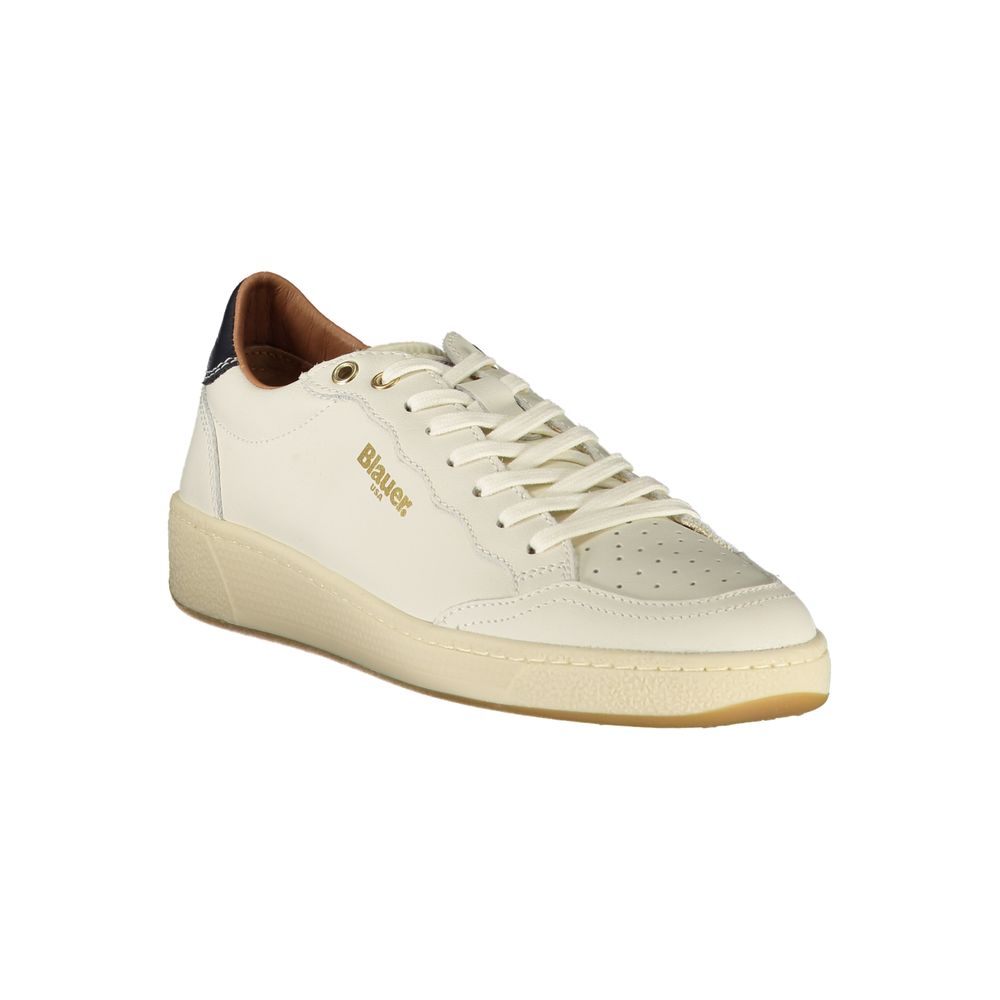 Blauer White Leather Women Sneaker 1728,67403481248,Blauer,EU36/US6,EU37/US7,EU38/US8,EU39/US9,EU40/US10,Low Tops - Sneakers - Shoes,New with tags,Shoes,Sneakers - Shoes,White,Women