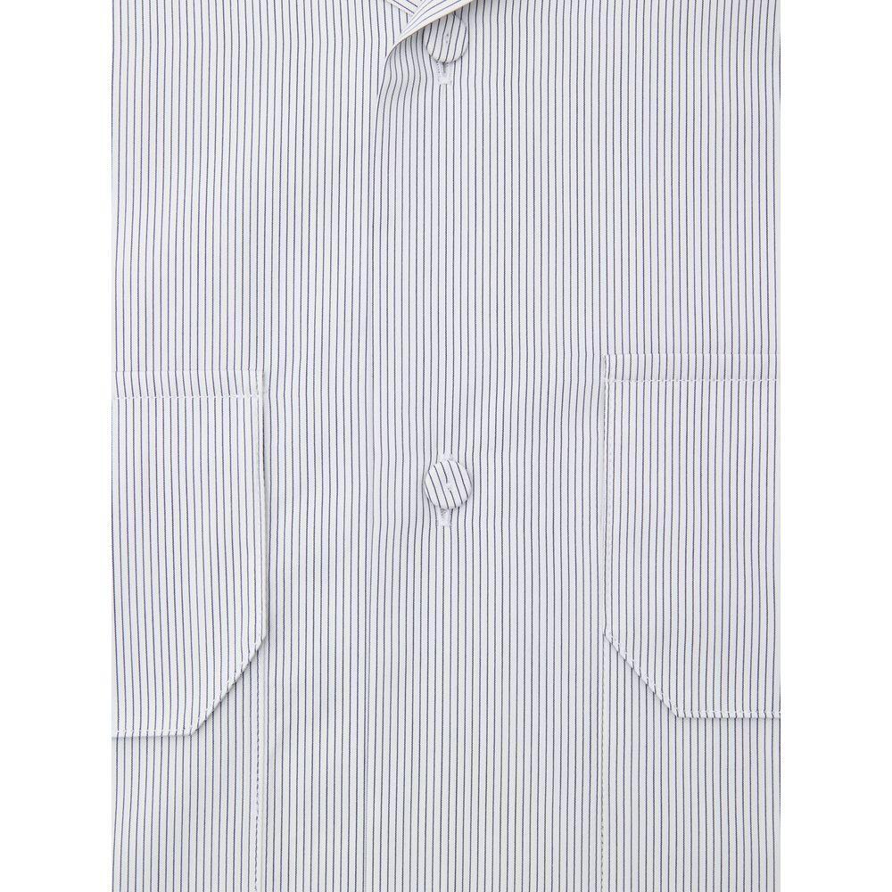 Jil Sander Blue Cotton Shortsleeve