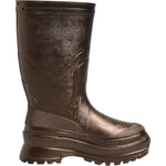Dolce & Gabbana Metallic Bronze Pull On Rain Boots Shoes LA12769-41