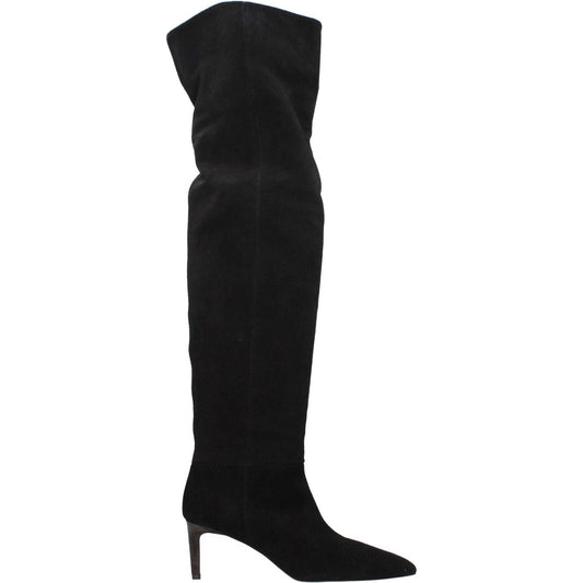 Paris Texas Black Leather Over The Knee PA-8547451273481-EU36/US6