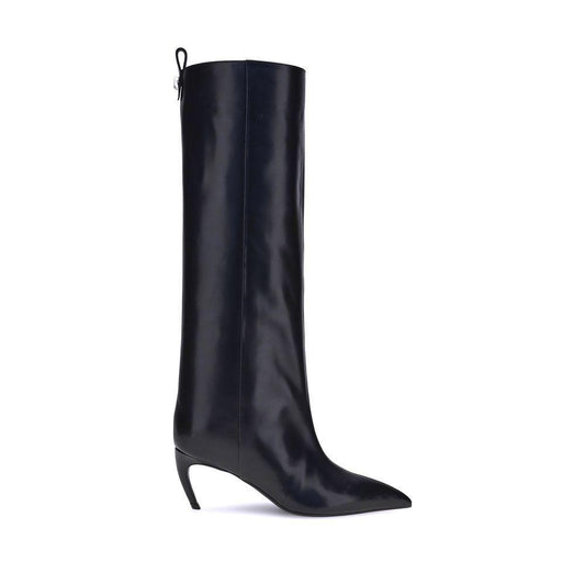 The Attico High leather Boots