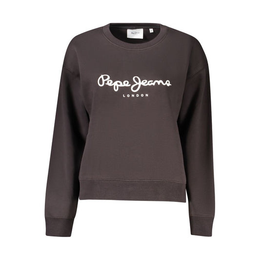 Pepe Jeans Black Cotton Women Sweater PE-39427-XS