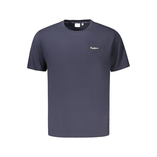 Pepe Jeans Blue Organic Cotton Men T-Shirt PE-39434-S