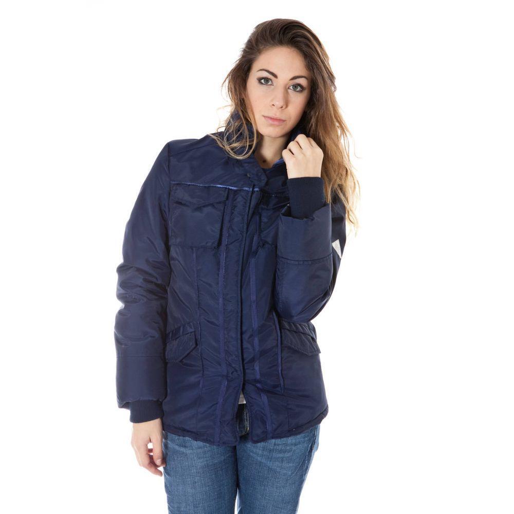 ENRICO COVERI Blue Nylon Jackets & Coat EN-1817-42