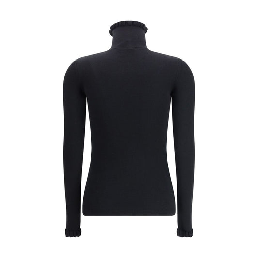 Valentino Wool Sweater with ruffled collar