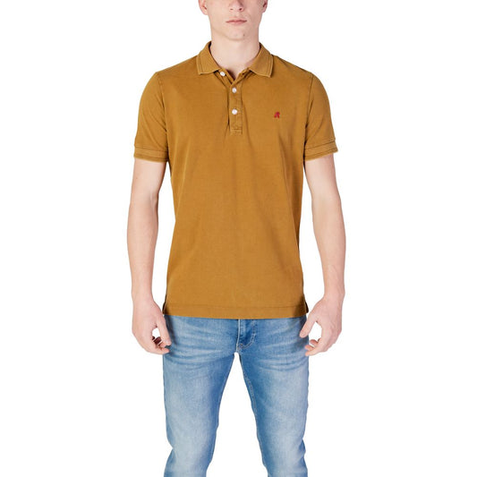 Replay Bronze Cotton Polo Shirt 1728,71956299936,Bronze,Clothing,IT44 | S,IT46 | M,IT48 | L,IT52 | XL,Men,New with tags,Polo Shirts - T-Shirts - Clothing,Replay,T-Shirts - Clothing
