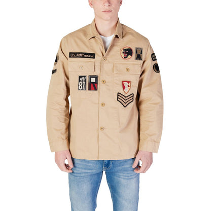 Replay Beige Denim Shirt 1728,71956299936,Beige,Clothing,Denim - Shirts - Clothing,IT46 | M,IT48 | L,Men,New with tags,Replay,Shirts - Clothing