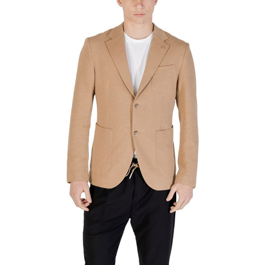 Gianni Lupo Beige Cotton Blazer1728,71956299936,Beige,Blazers - Suits & Blazers - Clothing,Clothing,Gianni Lupo,IT48 | L,Men,New with tags,Suits & Blazers - Clothing