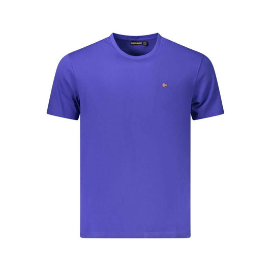 Napapijri Blue Cotton Men's T-Shirt