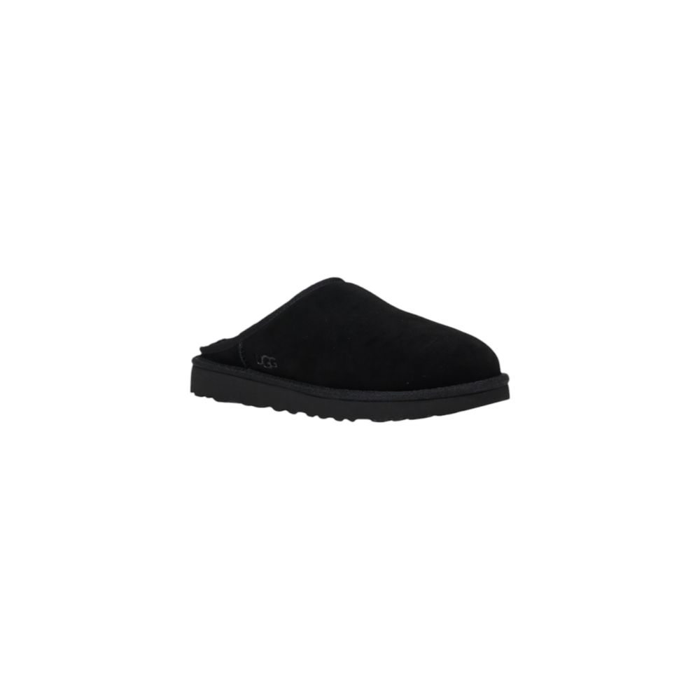 UGG Black Suede Leather Clogs 1728,71956299936,Black,Clogs - Flats - Shoes,EU 38 | US 5,Flats - Shoes,Men,New with tags,Shoes,UGG