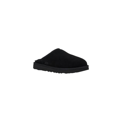 UGG Black Suede Leather Clogs 1728,71956299936,Black,Clogs - Flats - Shoes,EU 38 | US 5,Flats - Shoes,Men,New with tags,Shoes,UGG