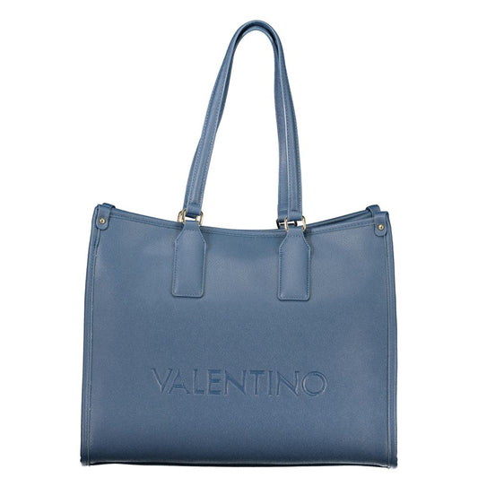 Mario Valentino Blu Polyurethane Women Handbag 1728,67403481248,Bags,Blue,Handbags - Bags,Mario Valentino,New with tags,Women
