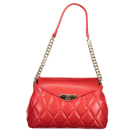 Mario Valentino Red Polyurethane Women Handbag 1728,67403481248,Bags,Handbags - Bags,Mario Valentino,New with tags,Red,Women