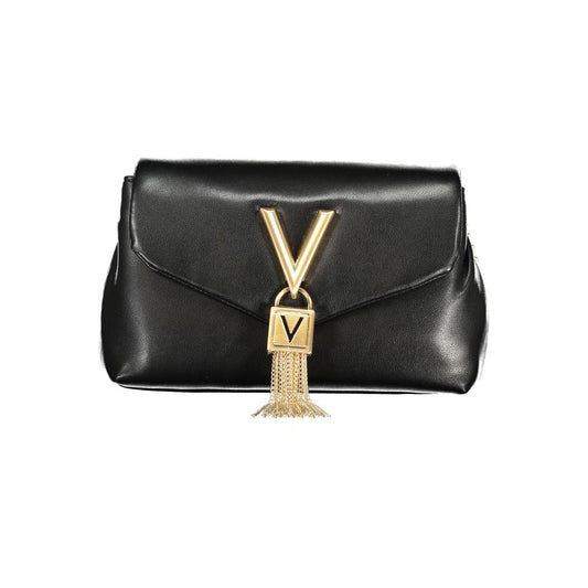 Mario Valentino Black Polyurethane Women Shoulder Bag 1728,67403481248,Bags,Black,Handbags - Bags,Mario Valentino,New with tags,Women