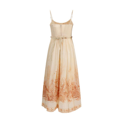 Zimmermann Multicolor Cotton Long Dress 1,1728,2,72470364320,Clothing,Dresses - Clothing,Long - Dresses - Clothing,Multicolor,New with tags,Women,Zimmermann
