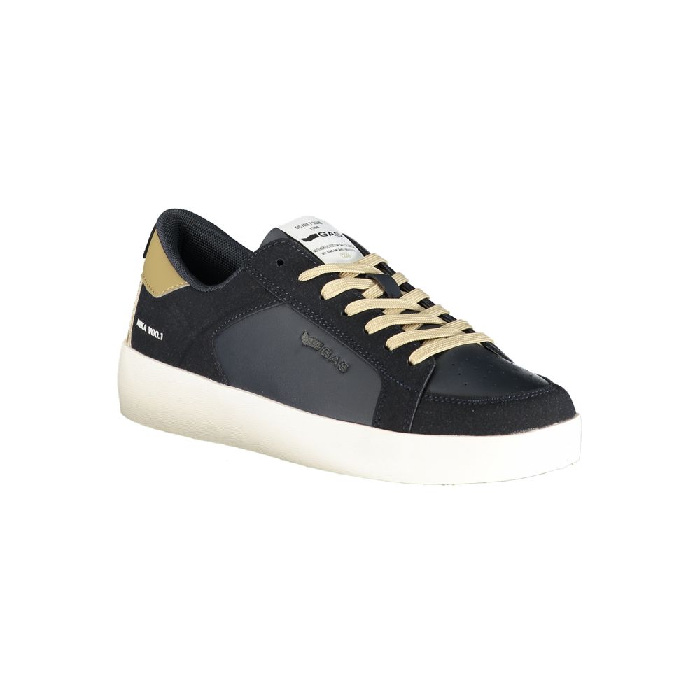 Gas Blue Polyurethane Men Sneaker 1728,67403481248,Athletic - Sneakers - Shoes,Blue,EU40/US7,EU41/US8,EU42/US9,EU43/US10,EU44/US11,EU45/US12,Gas,Men,New with tags,Shoes,Sneakers - Shoes