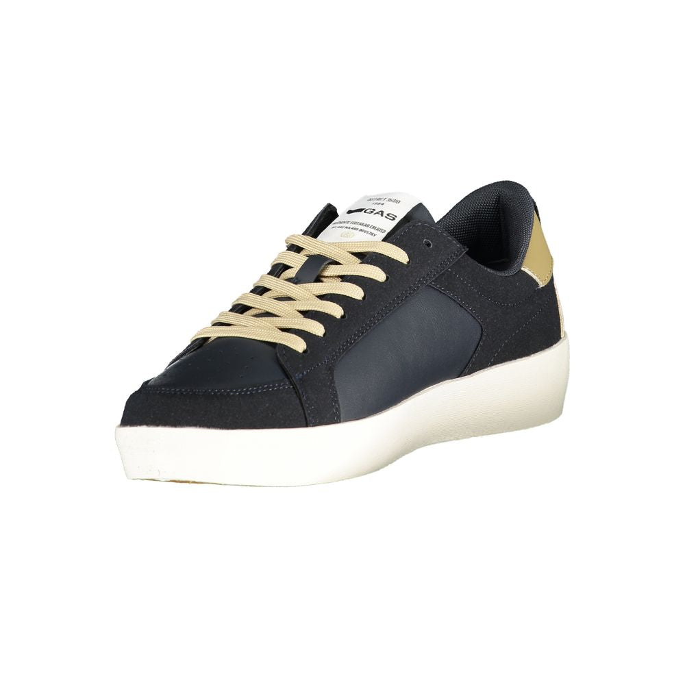 Gas Blue Polyurethane Men Sneaker 1728,67403481248,Athletic - Sneakers - Shoes,Blue,EU40/US7,EU41/US8,EU42/US9,EU43/US10,EU44/US11,EU45/US12,Gas,Men,New with tags,Shoes,Sneakers - Shoes